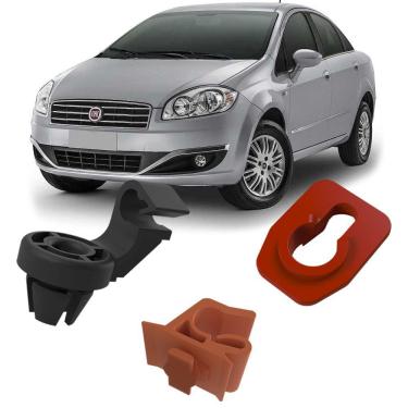 Imagem de Kit Fixação Grampos Presilhas Da Haste Vareta Capô Liena 2015 2016