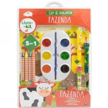 Imagem de Livro-Kit Ler & Colorir: Fazenda