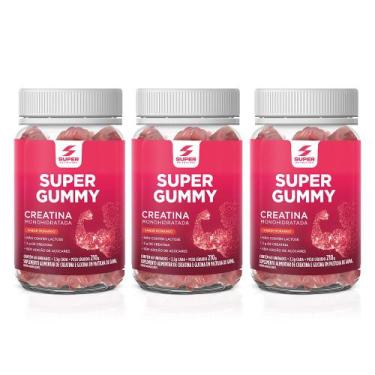 Imagem de Kit 03 Super Gummy Creatina Sabor Morango - Super Nutrition