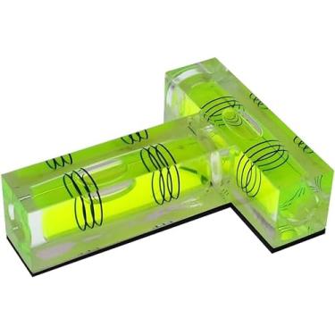 Imagem de Mini nível tipo T, função magnética da plataforma de instrumento de nível pode usar o instrumento de nível de régua de nível pequeno (sem chaveiro)