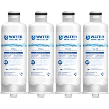 Imagem de Waterspecialist DA97-17376B Substituição para Samsung HAF-QIN/EXP, HAF-QIN, DA97-08006C, RF28R7351SG, RF23M8070SR, RF23M8070SG, RF23M8090SG, RF28R7201SR, filtro de água de geladeira (pacote com 4)