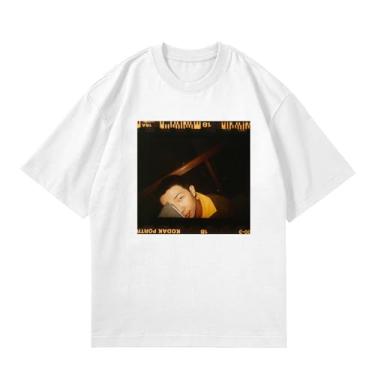 Imagem de Camiseta K-pop Rm, pôster foto meia manga solta camisetas unissex com suporte impresso camisetas Merch Cotton Tee Shirt, 5 branco, GG