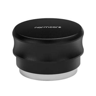 Imagem de Normcore Calcador de café de 51 mm, calcadeira de palma de café expresso embutida mola de 13,6 kg com base plana de aço inoxidável, prensa de café expresso barista compatível com Delonghi Dedica & La