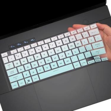 Imagem de Capa de teclado para ASUS ROG Zephyrus G14 GA403 GA403UU/UV/403UI 35.6 cm, ROG Zephyrus G16 GU605 GA605 GA605WI GA605WI GA605WV GU605MV GU605MI GU605MY GU605M Z GU605MU Teclado para laptop de 16