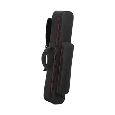 Imagem de Generic Bolsa de armazenamento para saxofone, bolsa de armazenamento com alça de transporte, pano oxford, bolsa para instrumentos, flauta, sax reto, é
