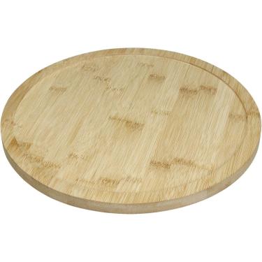 Imagem de BANDEJA GIRATORIA PARA SERVIR BAILARINA HOME&CO BAMBU 3x30x30cm NATURAL