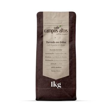 Imagem de Café Especial em Grãos, 1Kg, Café Campos Altos, Torra Fresca, 100% Arábica, Direto da Fazenda
