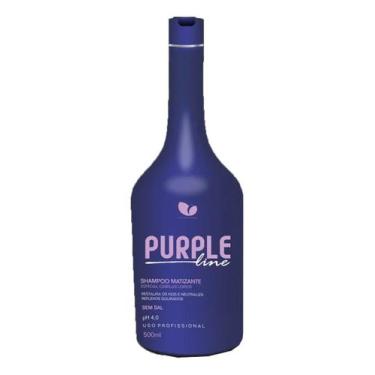 Imagem de Shampoo Desamarelador Matizante Hidratação 500 Ml Violeta - Manga Rosa