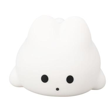 Imagem de Lâmpada de Coelho, Silicone de Limpeza Fácil, Luz Noturna de Coelho, Transmissão de Luz Forte para Quarto