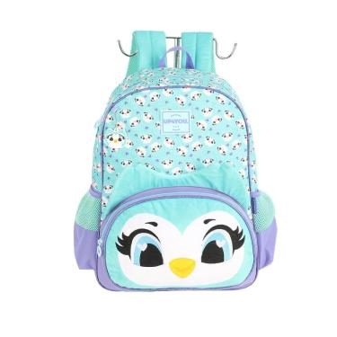 Imagem de Mochila de Costas Luxcel Up4You Coruja Colorida Verde