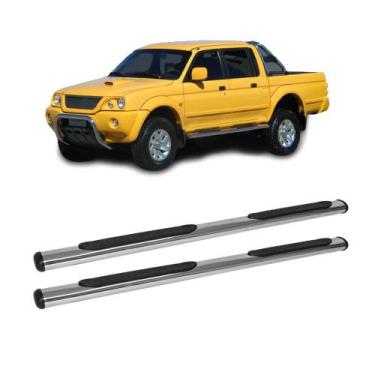 Imagem de Estribo L200 Sport 2004 a 2012 Cromado Oblongo - CCF