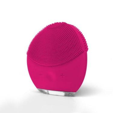 Imagem de Esponja Massagedora Eletrica Limpeza Facial Rosa - Ab Mida
