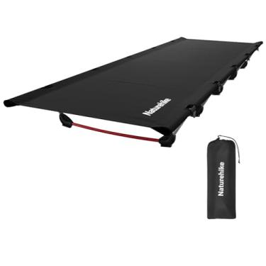 Imagem de Naturehike GreenWild Berço de campismo, berço dobrável ultraleve para mochila, 60 segundos, fácil de configurar, suporta 150 kg, cama de acampamento portátil para adultos para acampamento, caminhada, viagem, casa, preto