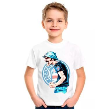 Imagem de Camiseta sr madruga bahia chaves infantil - DESIGN CAMISETAS, Branco, 