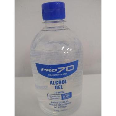 Imagem de Álcool 70 Gel Antisséptico Hidratante 485mL Hands Clean Bion - BIONAT 