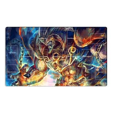 Imagem de New Mlikemat Playmat Exodia TCG CCG OCG Trading Card Game Mat with Zones + Free Bag (ZD039-758-A)