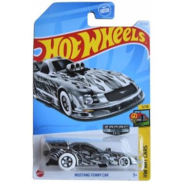 Imagem de Hot Wheels Zamac Mustang Funny Car, HW Art Cars 5/10 [Silver] 112/250