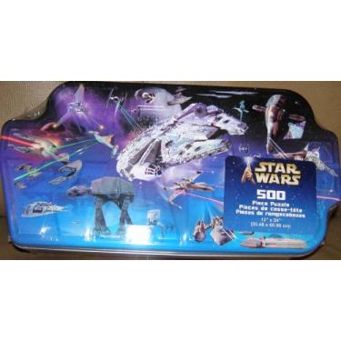 Imagem de STAR WARS MOVIE VEHICLES 500 PC JIGSAW PUZZLE IN COLLECTOR TIN