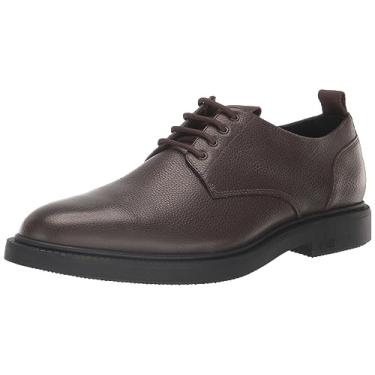 Imagem de BOSS Larry Grain Derby Sapato social masculino Oxford, Marrom escuro, 41