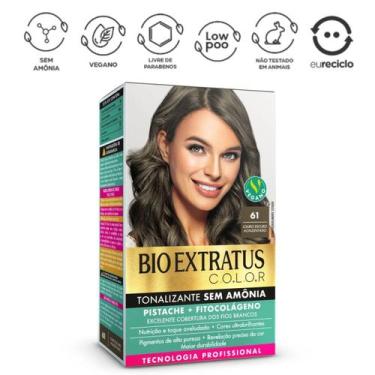 Imagem de Tonalizante Bio Extratus Louro Escuro Acinzentado 61