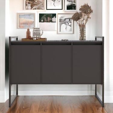 Imagem de Aparador Buffet Industrial Turquia Preto Onix