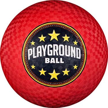Imagem de Franklin Sports Bolas de playground – Bolas de borracha para crianças – Ótimo para jogos de Dodgeball, Kickball e Escolar – 21,5 cm de diâmetro, pacote com 1