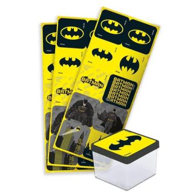Imagem de Adesivo Quadrado para Lembrancinha Festa Batman - 30 unidades - Festco