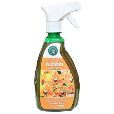 Imagem de Fertilizante Pronto P/ Uso Flores Em Geral 490Ml Adubo Mato Verde Ouro
