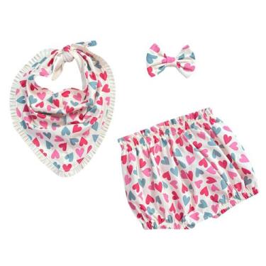 Imagem de Kit Calcinha Infantil Com Babador Estampado - PEQUENO ANJO, 021, 182, 