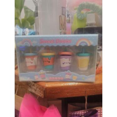 Imagem de Borracha com colorida milk shake kit com 4 - Dessert shop