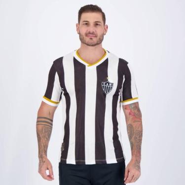 Imagem de Camisa Atlético Mineiro Retrô 2013 Listrada - Retromania, G