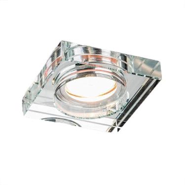 Imagem de 6 Spot Embutir Cristal Espelhado Quadrado Dicroica Ac593