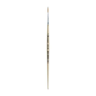Imagem de Pincel Redondo Liner Sintético Konex Ocre Cabo Curto 422 Condor, N°00 
