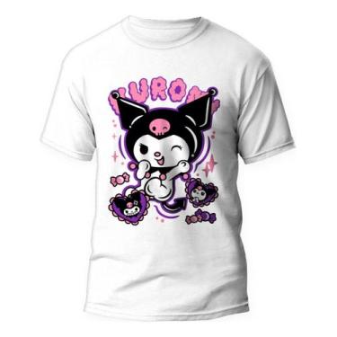 Imagem de Camiseta Kuromi Anime Onegai My Melody Hello Kitty Algodão - Kamisetas