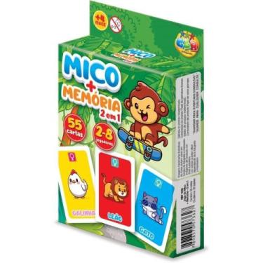 Imagem de Jogo de Cartas Mico+memoria 2EM1 55CTS - Lumo