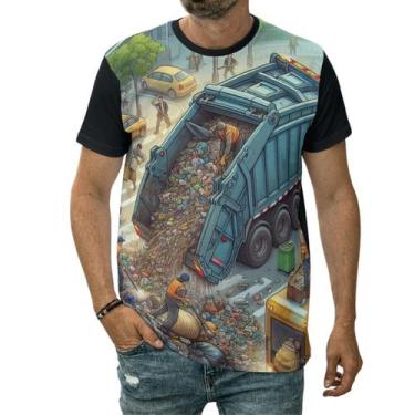 Imagem de Camiseta Caminhão Carreta Veículo De Carga Pesada Na Estrada - Darkwoo