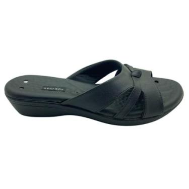 Imagem de Sandália Confortável feminina Magnética KENFOOT - BEM ESTAR, Preto, 37