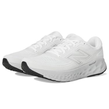 Imagem de New Balance Fresh Foam X Evoz V4 Tênis de corrida feminino, Branco/cinza/cinza pérola, 7 Wide