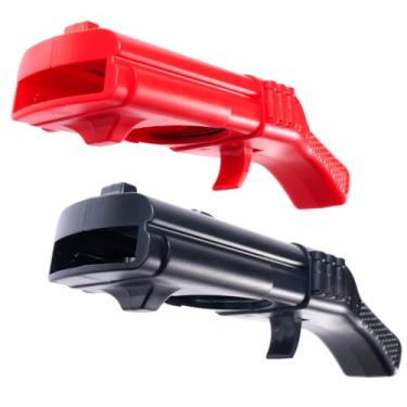 Imagem de Abridor de garrafa Cap Shooter, lançador divertido, abridor de cerveja criativo para beber, jogo, festa familiar, bar, churrasco ao ar livre (preto + vermelho)