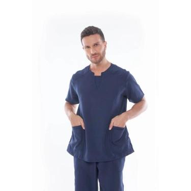Imagem de Scrub Masculino Josue Pijama Cirurgico Hospitalar - SARITA SCRUBS, Mar