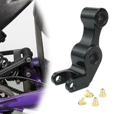 Imagem de Xitomer Suporte de suspensão traseira compatível com Surron Light Bee X S L1E e Segway X160 X260 Bicicleta suja elétrica 3,8 cm Levantamento Traseiro Suspensão Progressiva Articulação de Choque