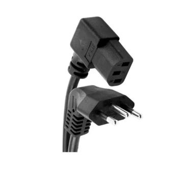 Imagem de Cabo De Força Tripolar 90 Graus 3 Metros 10 A Kit 3 Pcs