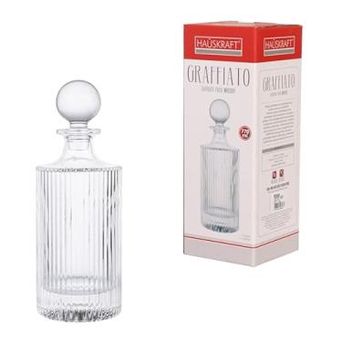 Imagem de Haüskraf - Garrafa para Whisky de Vidro Graffiato 770ml