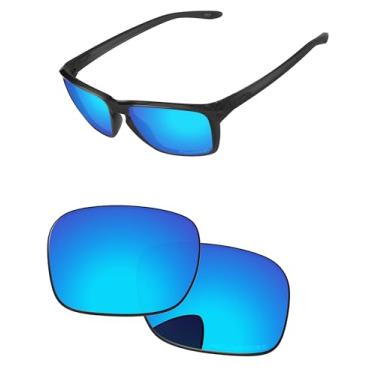 Imagem de PapaViva Lentes de reposição para óculos de sol Oakley Sylas OO9448-57 mm Ice Blue - Polarizadas