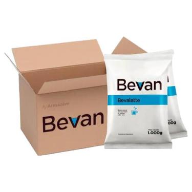 Imagem de Kit 2 Leite em Pó Solúvel Vending S/ Glúten Bevalatte Bevan 1Kg