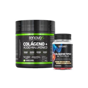 Imagem de Kit Colágeno Verisol Pele e Colágeno Tipo 2 Ossos Renova Be, 1 Limão -