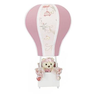 Imagem de Abajur Balãozinho Cintura Ursa Jardim Rosê