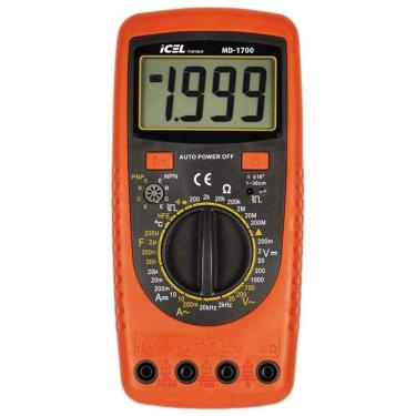 Imagem de Multímetro Digital Icel Md-1700