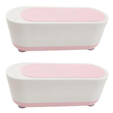 Imagem de Limpador Ultrassonico de Oculos Joias Kit 2 unidades Pincel de Maquiag