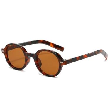 Imagem de Óculos de sol femininos da moda, lentes azuis claras e rosa, óculos de sol uv400 masculinos, retrô, punk (8)